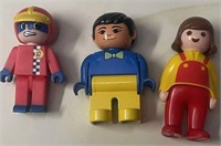 Lot Of 3 Lego Duplo Like Figures