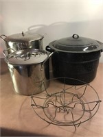 Kitcheware, Canner, stock pots