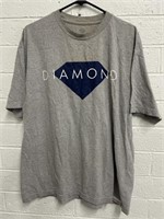 Diamond Supply Co. Grey T-Shirt Size XL