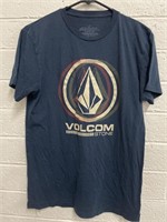 Volcom Navy Blue T-Shirt Size Small