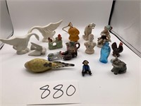 Various Vintage Trinkets, Figurines