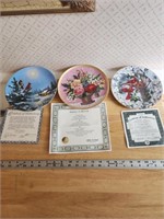 Spring & Winter collector plates - Bradley