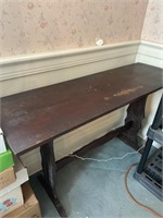 Vintage Wood Couch Table