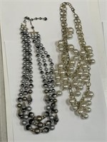 LOT OF 2 COSTUME JEWELRY NECKLACES