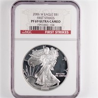 2006-W Proof Silver Eagle NGC PF69 UC