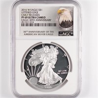 2016-W Proof Silver Eagle NGC PF69 UC