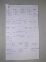 Copy of Sept 4th 1959 NHL Reserve List