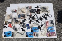 Miscellaneous shifters, brake pads, cranks for