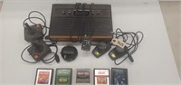 Atari w/ Controllers, & (5) Games