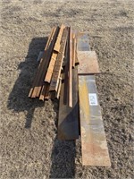 Pallet Lot Steel Tubbing, Angle, Flat
