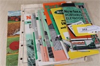 Vintage New Idea Farm Equipment Brochures