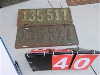 LICENSE PLATE - NY 1922