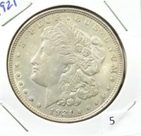 1921 MORGAN SILVER DOLLAR