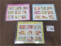 Disney Stamp collection with Certificate of Auth
