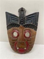 Handcarved Wood Tribal Mask