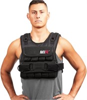 30lbs Short Weighted ;Vest, Solid Iron Weights