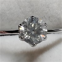 Certified 14K Diamond(0.75Ct,I1,I) Ring