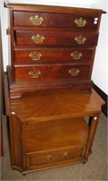 Four drawer nightstand and a Drexel single drawer