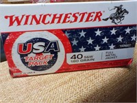 Winchester 40 S&W 180grain full metal jacket 50rds