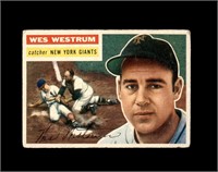 1956 Topps #156 Wes Westrum P/F to GD+