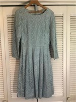 VINTAGE BLUE LACE DRESS