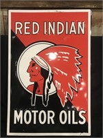 RED INDIAN SIGN 20x30
