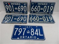 2 - 1967 license plates