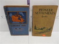 1940 Canadian hand book and Pioneer book