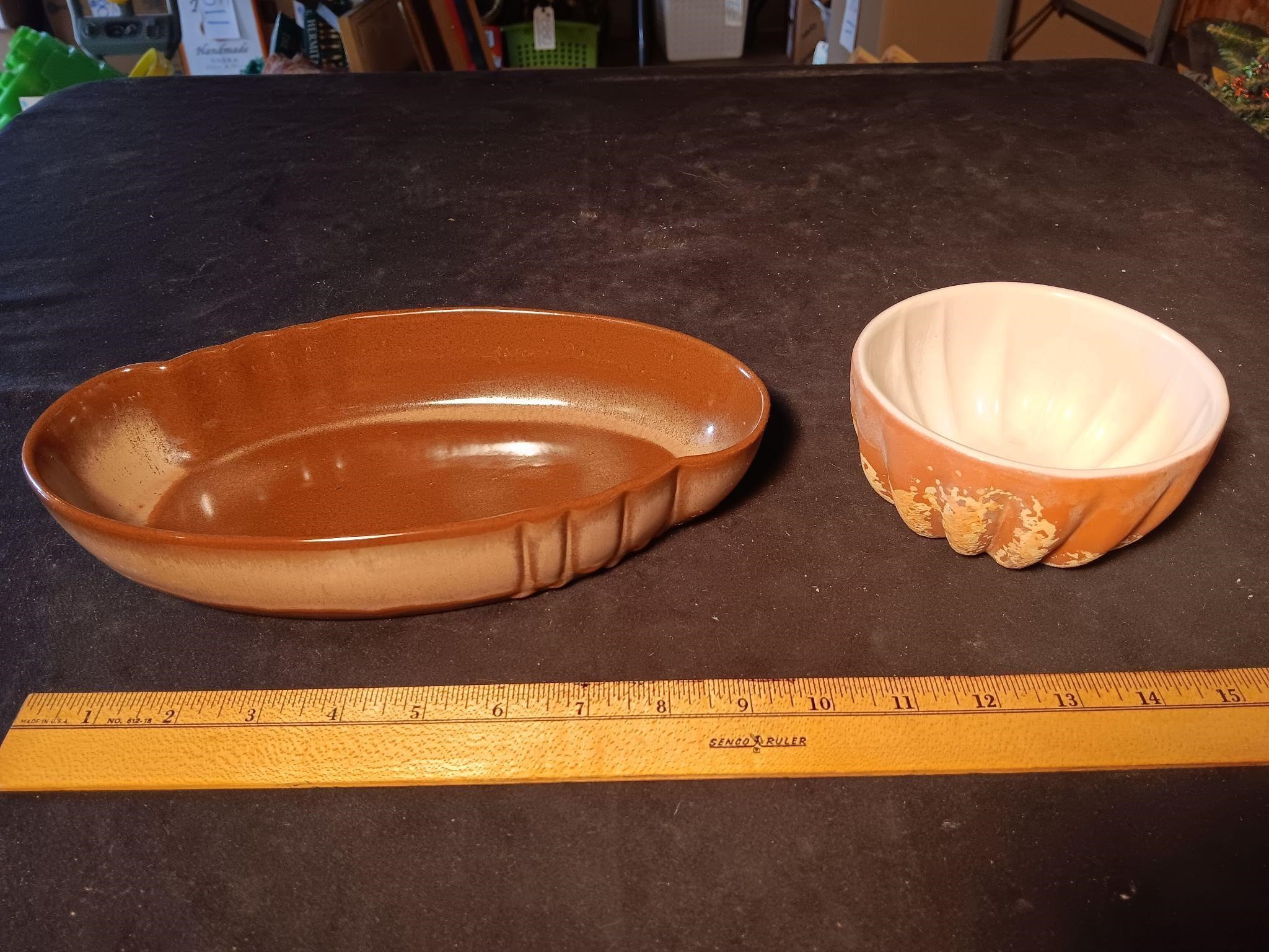 2 Pieces Of Old Frankoma Pottery.