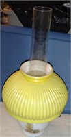 Aladdin 23 Oil Lamp Daisy Wheat +Yellow Shade!
