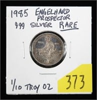 1985 Engelhard Prospector 1/10 Troy oz. .999