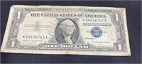 1957 A Silver Certificate $1 Dollar Bill