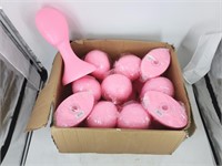 NEW Assorted Pink Mannequin Heads (x11ct)
