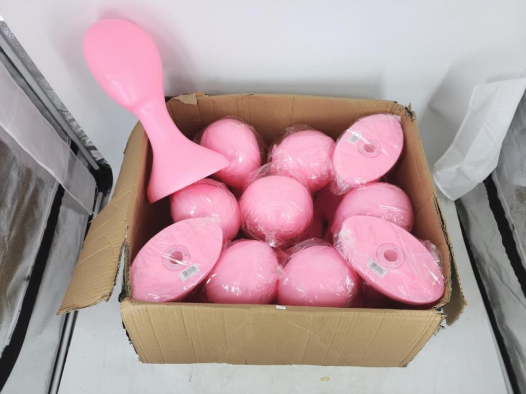 NEW Assorted Pink Mannequin Heads (x11ct)