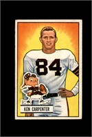 1951 Bowman #39 Ken Carpenter EX-MT to NRMT+