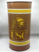 Vintage USC Trojans metal umbrella stand