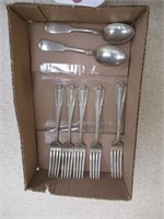 (5) Forks & (2) Spoons
