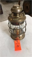 Brass oil lantern