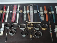Large Lot of 33 Watches!