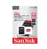 SanDisk 128GB Ultra microSDXC A1 UHS-I/U1 Class 10
