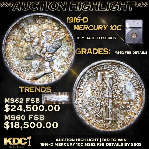 MASSIVE Summer Kickoff! Rare Coin Auction 25 pt 2.3