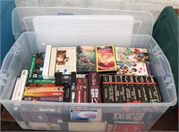 (2) Large Bins of VHS Tapes