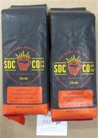 2 1lb Bgs SDC Co. Carmel Flavored Coffee Beans