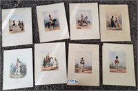 (14) Assorted French Military Lithographs