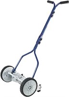 Basics 14-Inch 4-Blade Push Reel Lawn Mower,