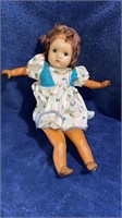 Vintage Doll 15" rubber legs and arms hard head