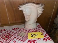 Porcelain Horse Lamp