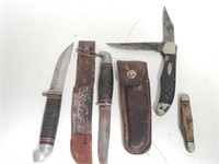 (4) VTG Knives *See Description Below