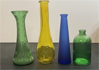 Four Vintage Vase/Bottles