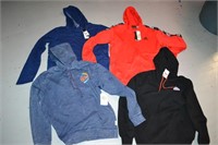 Four New Hoodies with Tags